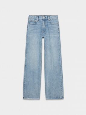 Denim Forum Size 24 The Farrah Hi-Rise Wide Jean
